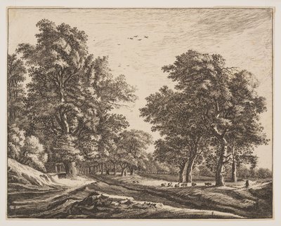 No. 4, from Six Views in the Wood of The Hague by Roelant Roghman