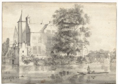View of Huis te Rhoon, Seen from the South by Roelant Roghman