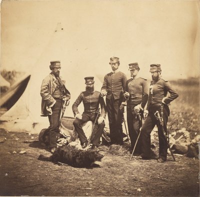 Group of the 57th Regiment by Roger Fenton
