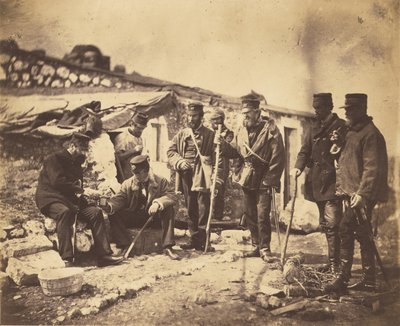 Lt. Col. Shadforth & Officers of the 57th by Roger Fenton