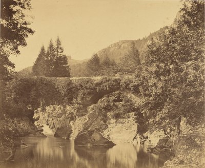Pool below Pont y Pari, Bettway Coed, Wales by Roger Fenton