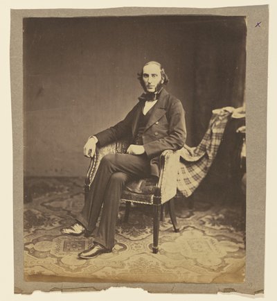 Portrait of a Man, Seated by Roger Fenton