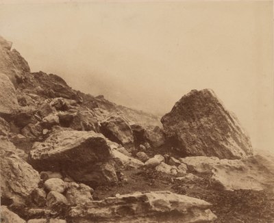 Rocken End in a Storm, Isle of Wight, c. 1853 by Roger Fenton