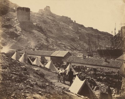 The Genoese Castle, Balaklava by Roger Fenton