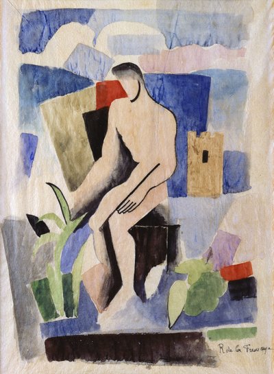 Man in the Country, Study for Paludes by Roger de La Fresnaye