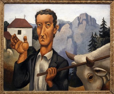 The Deer. Painting by Roger de La Fresnaye (1885-1925) by Roger de La Fresnaye