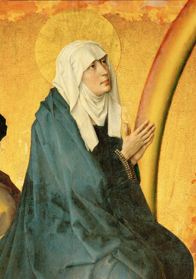 Altar of The Last Judgement. Saint Mary by Rogier van der Weyden