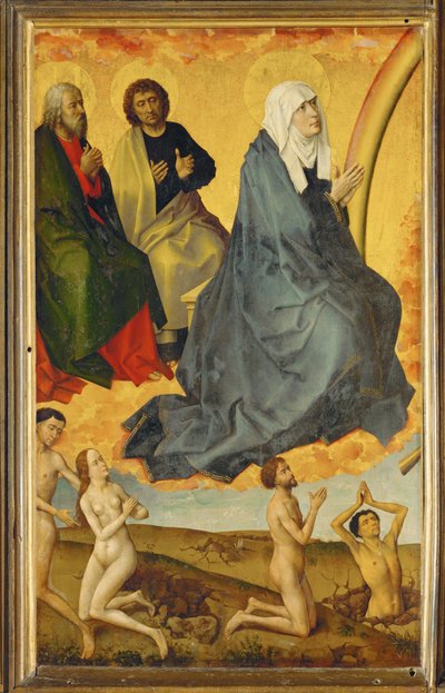 Altar of The Last Judgement: Saint Mary and Saints by Rogier van der Weyden