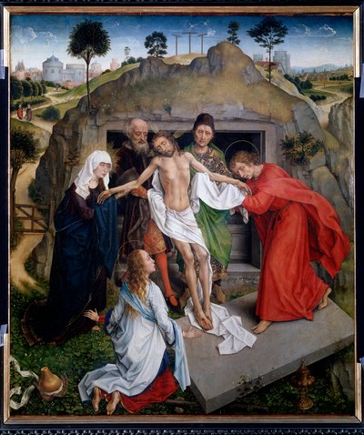 Deposition in the Sepulchre, Lamentation of Christ by Rogier van der Weyden