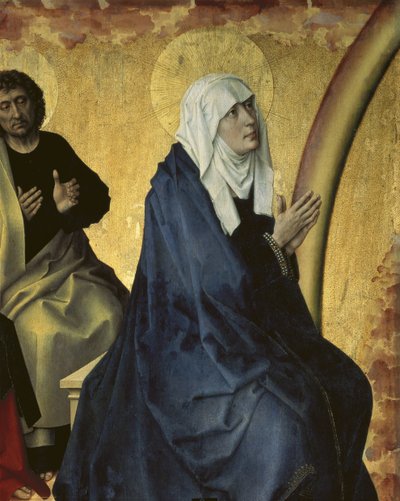 Detail of the Virgin Praying by Rogier van der Weyden