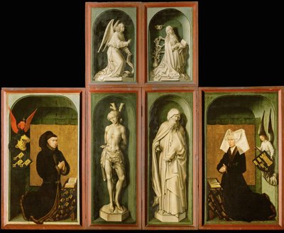 Reverse Panels of the Altar of The Last Judgement by Rogier van der Weyden