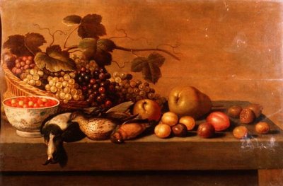 Still Life of Fruit and Game Birds by Roloef (circle of) Koets