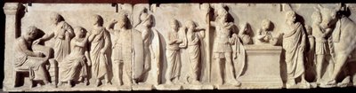 Relief known as Domitius Ahenobarbus, episode of a census by Roman