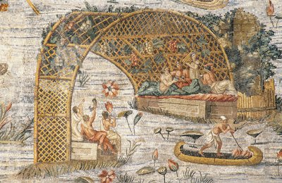 Banquet under Pergola (detail) by Roman