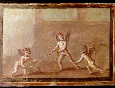 Cupids Playing with a Rope by Roman