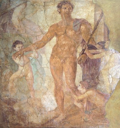 Fresco depicting Theseus Liberator by Roman