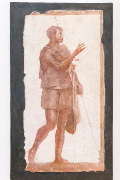Man with a cloak, Pallavicini Rospigliosi collection, around 200 AD, inv 103420 by Roman