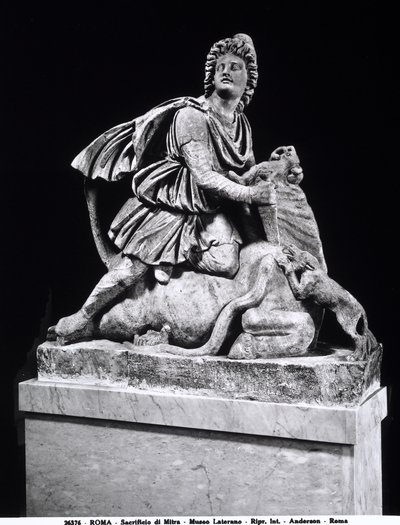 Mithras killing a bull by Roman