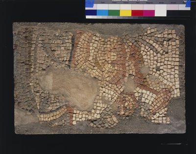Mosaic from the House of Menander with Zeus, 3rd - 4th century by Roman