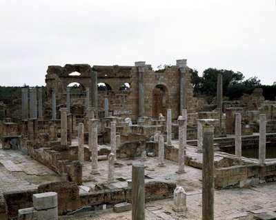 Public bath built under emperor Hadrian, 2nd century by Roman