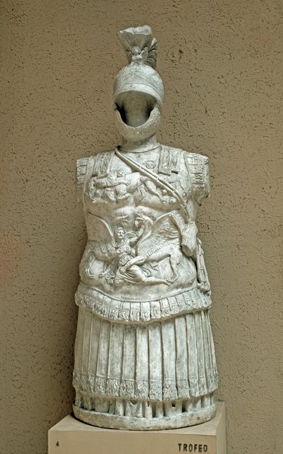 Trophy of Weapons in the Form of Parade Armor of Roman Soldier from the 1st Century BC by Roman