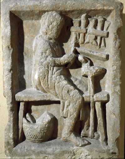 Blacksmith at Work by Roman