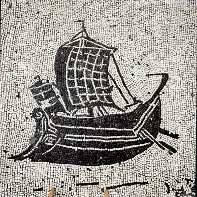 Sabratha Ship Returning to the Port of Ostia by Roman