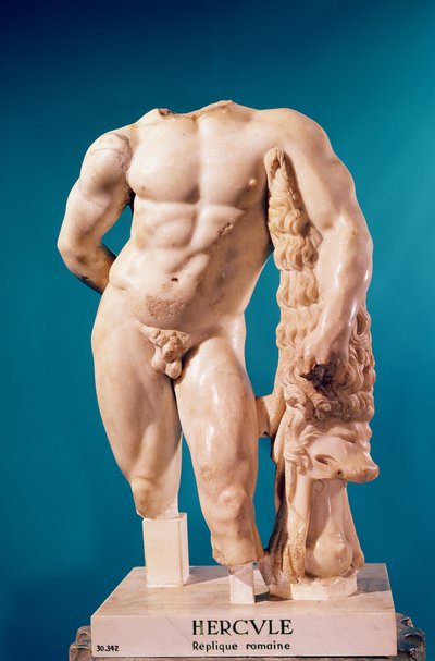 Statue of Hercules, copy of a Greek original by Roman
