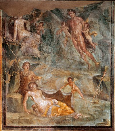 Wedding of Zephyrus and goddess Chloris by Roman