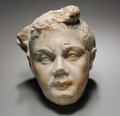 Head of Trajan by Roman Imperial Period