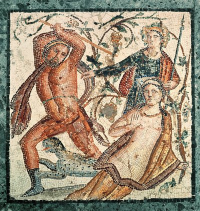 Lycurgus attacking the Nymph Ambrosia by Roman Imperial Period