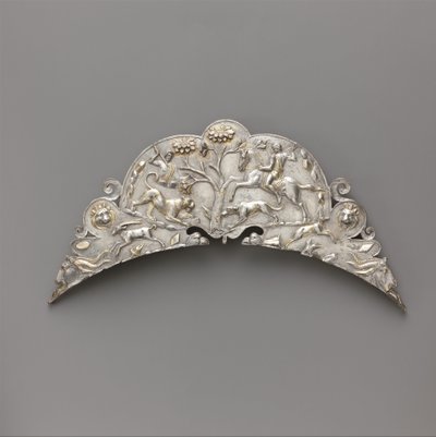 Silver handle of a large dish, 2nd–early 3rd century AD by Roman Imperial Period