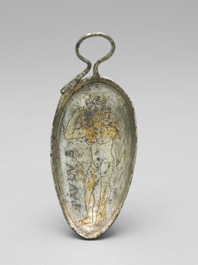 Spoon with Saint Paul as an Athlete by Roman Imperial Period