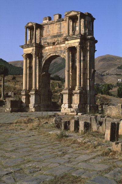 Triumphal Arch Built in Honour of Emperor Caracalla, High Imperial Period by Roman Imperial Period