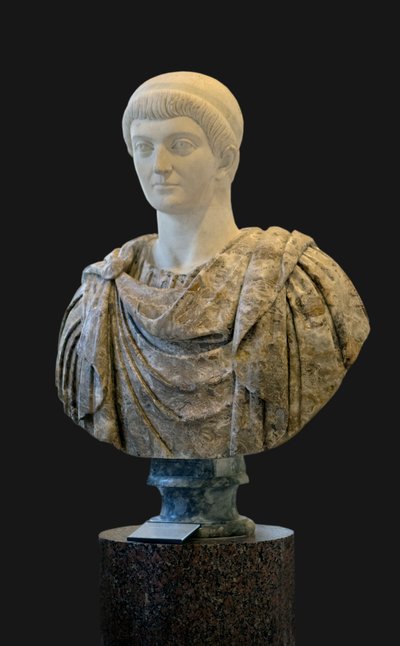Constant I (337 - 350 AD) Sculpture, Roman Art by Roman Roman