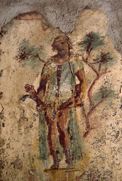 Erotic Fresco from Lupanar, Pompeii (UNESCO World Heritage List) by Roman Roman