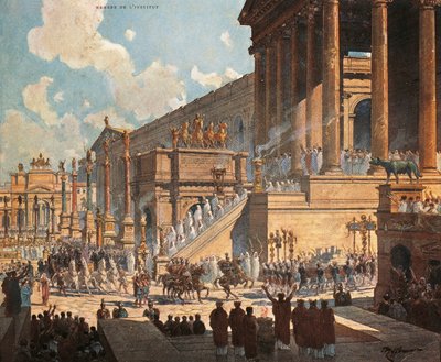 France, Paris, The Roman Forum by Roman Roman