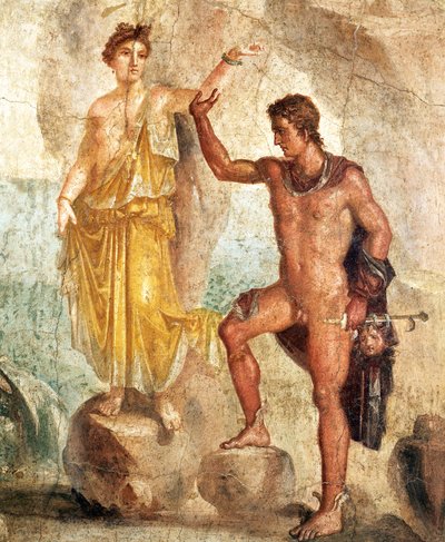 Fresco Depicting Perseus and Andromeda by Roman Roman