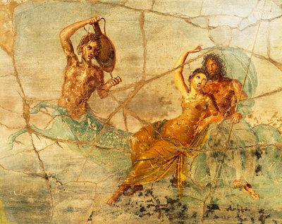 Fresco Depicting Poseidon and Amphitrite by Roman Roman