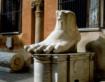 Left Foot, from the Colossus of Constantine by Roman Roman