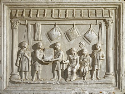 Mould Representing a Fabric and Tapestries, Roman Art, 2nd Century AD by Roman Roman