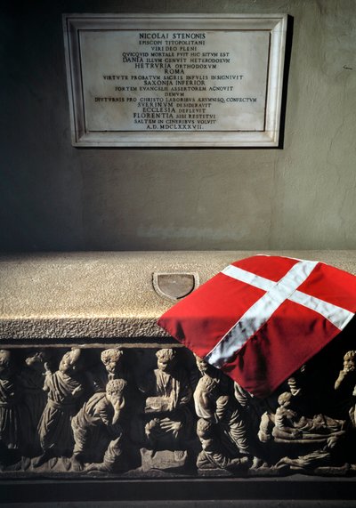 Roman Sarcophagus Used as Tomb of Niccolo Stenone by Roman Roman