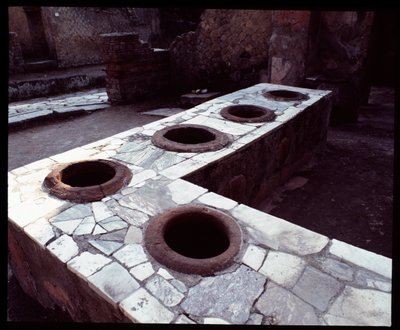 Thermopolium Marble Counter by Roman Roman