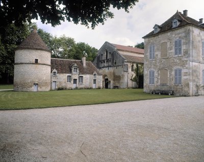 View of Dovecot, Church and Abbot