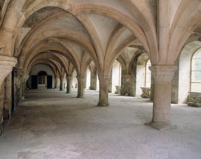 View of scriptorium by Romanesque