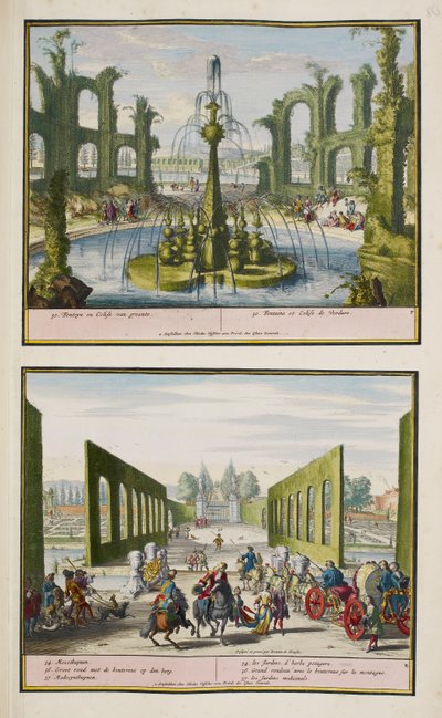 The Park at Enghien, c.1685, Illustration from 