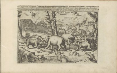 Asian and African animals by Romeyn de Hooghe