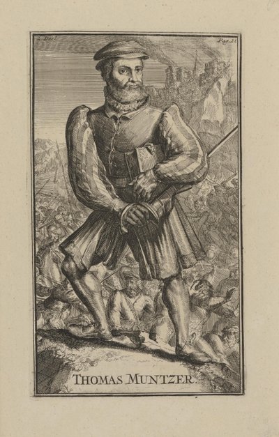 Portrait of Thomas Muentzer by Romeyn de Hooghe