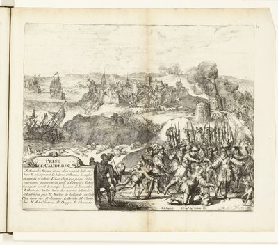 Capture of Caudebec, 1592 by Romeyn de Hooghe