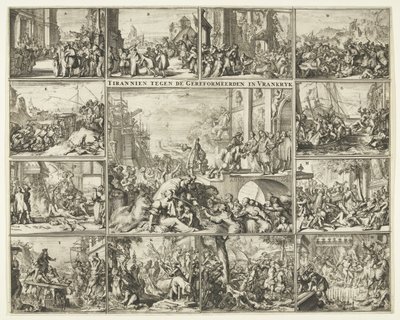 Persecution of Protestants in France After the Revocation of the Edict of Nantes, 1685-1686 by Romeyn de Hooghe